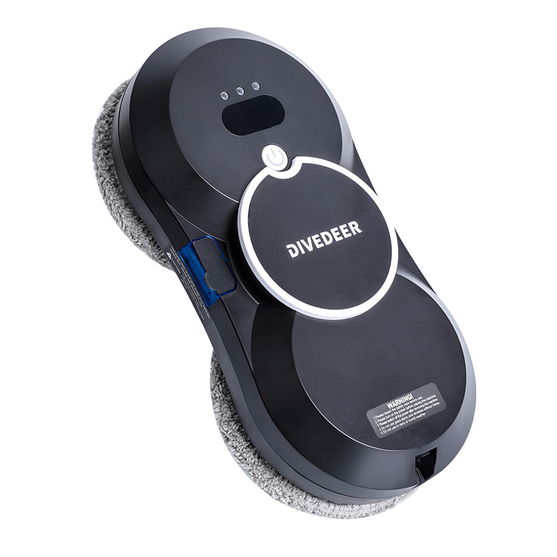 DIVEDEER Window cleaning robot Water spray intelligent cleaning robot Brushless motor Glass washer spray window cleaning robot