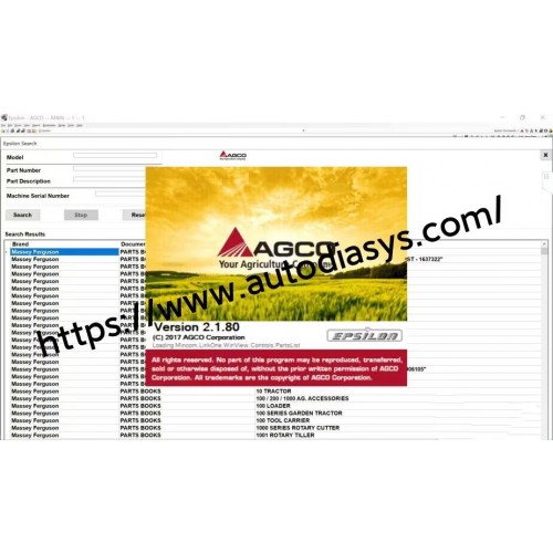 Agco Agricultural [03.2021] All Database Europe UK