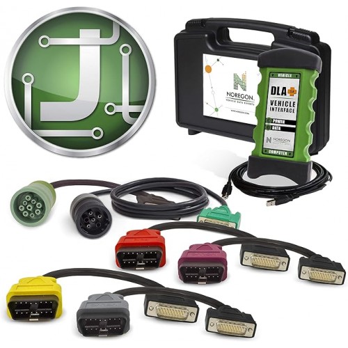 JPRO Professional 2025 V2 Heavy Truck Diagnostic Scanner Tool Noregon JPro DLA+ 2.0 Adapter Kit