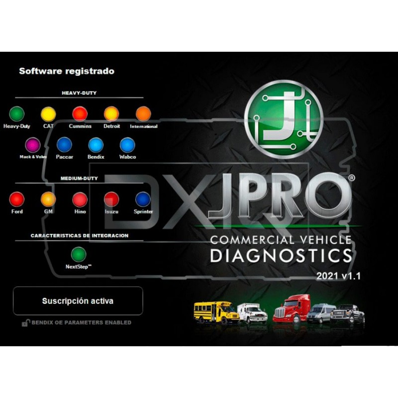 JPRO Professional 2025 V2 Heavy Truck Diagnostic Scanner Tool Noregon JPro DLA+ 2.0 Adapter Kit 