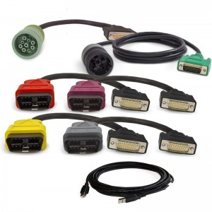 JPRO Professional 2025 V2 Heavy Truck Diagnostic Scanner Tool Noregon JPro DLA+ 2.0 Adapter Kit 