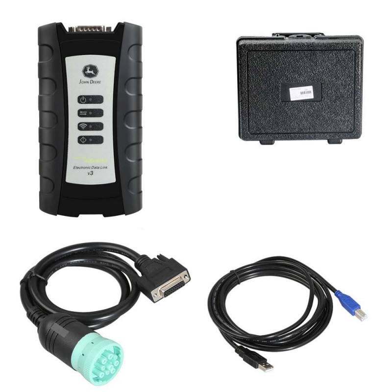 V5.3.225 AG+CF John Deere Service Advisor EDL V3 Electronic Data Link Truck Diagnostic Tool Plus lenovo T420 laptop 