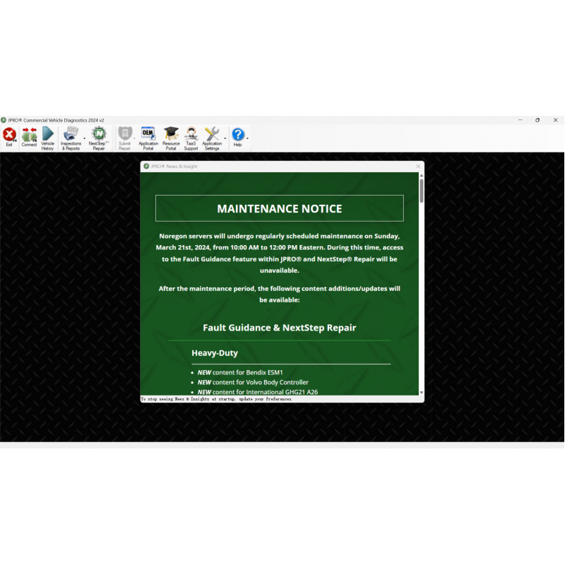 Newest JPRO Commercial Vehicle Diagnostics Software 2024 V3 
