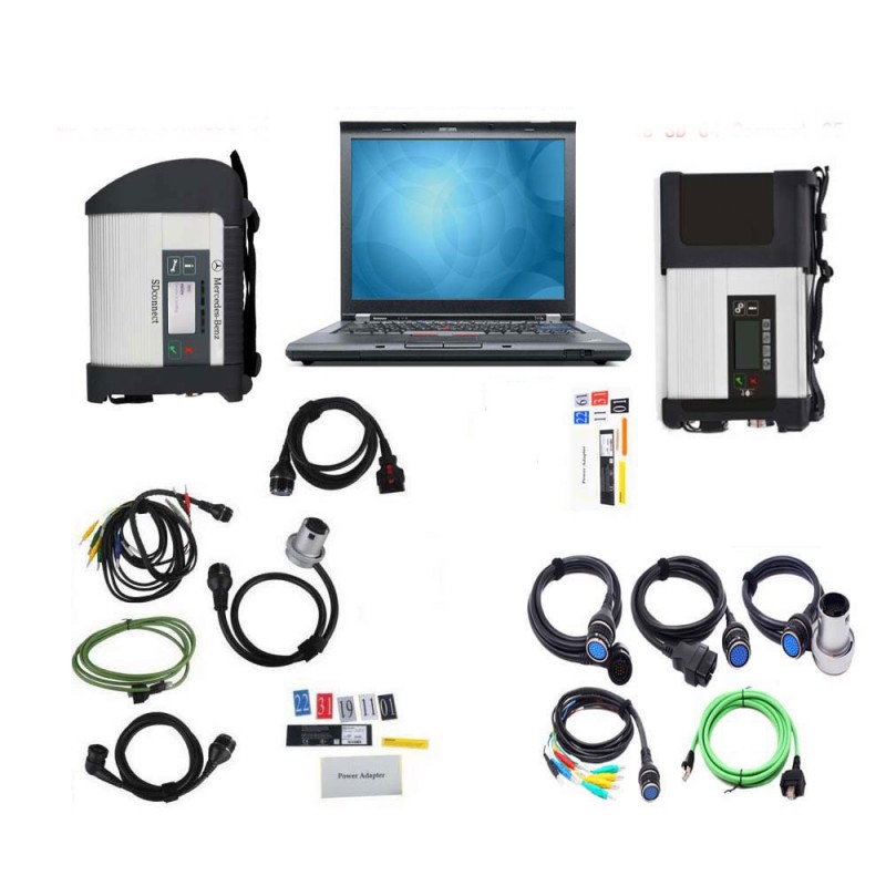 V2023.06 DOIP MB SD Connect C5 C4 Star Diagnosis Plus Lenovo T410 Laptop With DTS and Vediamo Engineering Software 