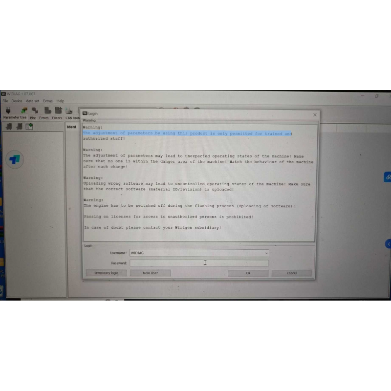 Wirtgen WIDIAG 1.07.007 Diagnostic Tool Active for PC