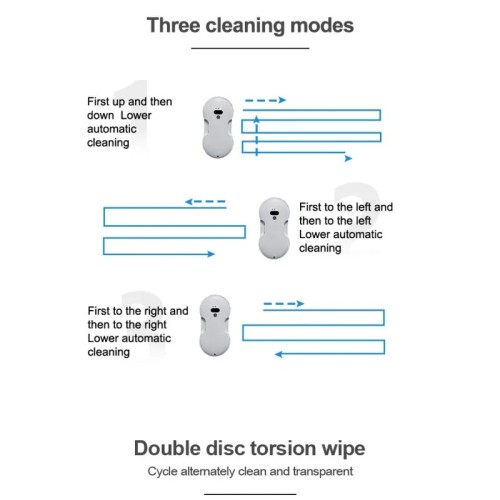 Two-way spray window cleaner machine man automatic electric large suction household high-rise glass window cleaner machine man