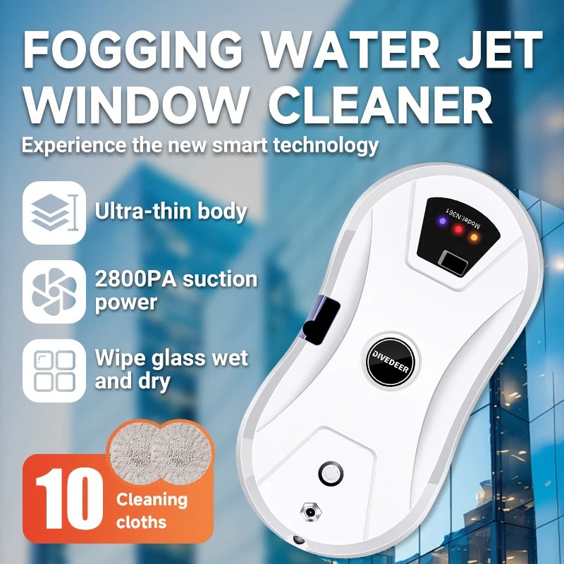 DIVEDEER Fully automatic remote control glass cleaning robot electric planning window cleaner intelligent window cleaning machine