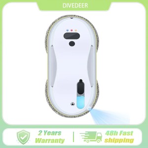  DIVEDEER Automatic Window Cleaning Robot for Home Use Brushless Motor Glass Cleaning Spray Robot 