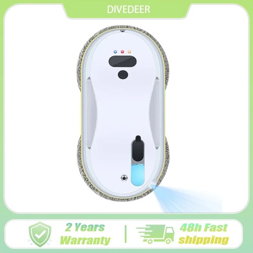  DIVEDEER Automatic Window Cleaning Robot for Home Use Brushless Motor Glass Cleaning Spray Robot