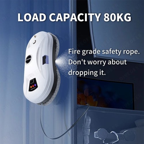  DIVEDEER automatic water spray window cleaner robot for window and floor cleaning robot 2800pa