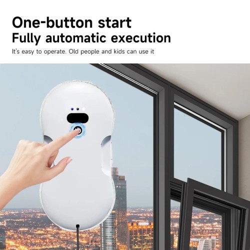  DIVEDEER Dual-Surface Glass Mist Spray Automatic Window Cleaning Robot Remote-Controlled Electric Smart Window Cleaner