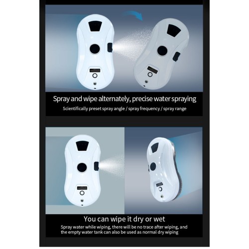 DIVEDEER cleaner robot spray type intelligent window cleaning robot window cleaner