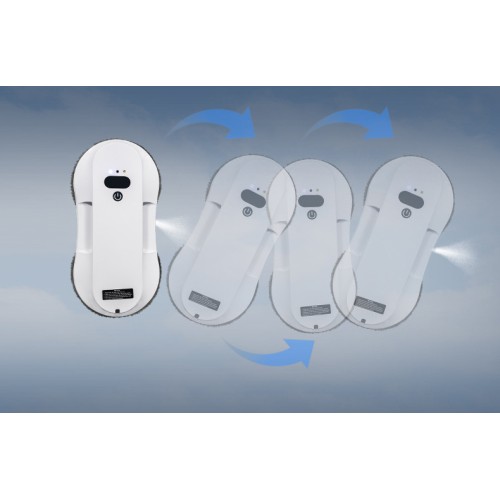 DIVEDEER Fully Automatic Electric Window Wiper Intelligent Spray Cleaning Glass Cleaning Robot