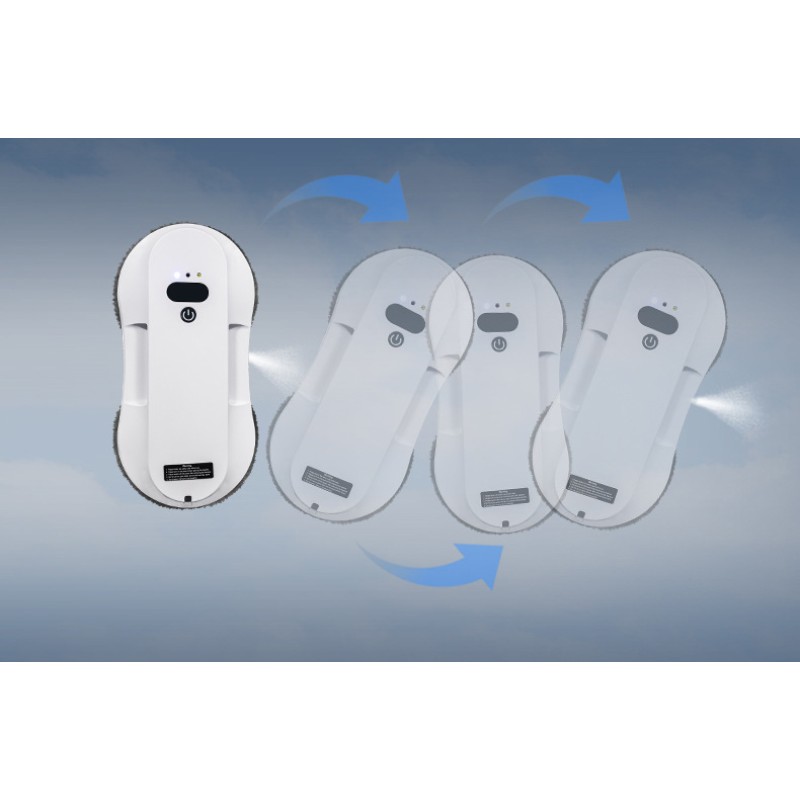 DIVEDEER Fully Automatic Electric Window Wiper Intelligent Spray Cleaning Glass Cleaning Robot 