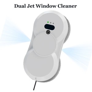 DIVEDEER intelligent fully automatic double water spraying window cleaning robot high-rise window cleaning glass cleaning robot 