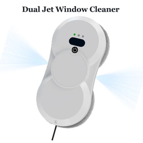 DIVEDEER intelligent fully automatic double water spraying window cleaning robot high-rise window cleaning glass cleaning robot