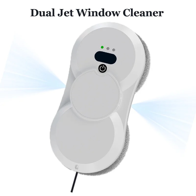 DIVEDEER intelligent fully automatic double water spraying window cleaning robot high-rise window cleaning glass cleaning robot 