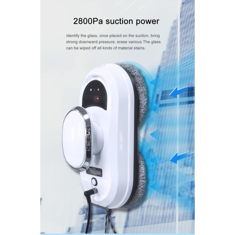 DIVEDEER Intelligent Window Cleaning Robot Clean Robot Fully Automatic Electric Remote Control Glass Cleaning Robot 