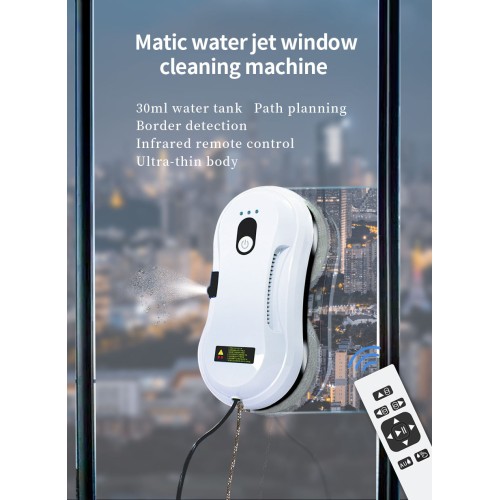 DIVEDEER Fully Automatic Water Spray Intelligent Household Electric High Floor Cleaning External Window Artifact Glass Cleaning Robot