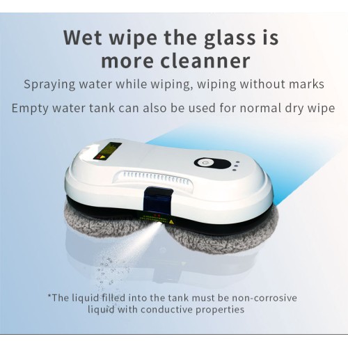 DIVEDEER Fully Automatic Water Spray Intelligent Household Electric High Floor Cleaning External Window Artifact Glass Cleaning Robot