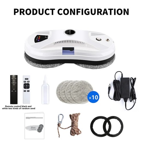 DIVEDEER Cleaning robot intelligent water spray belt automatic water spray function anti drop magnetic glass household cleaning