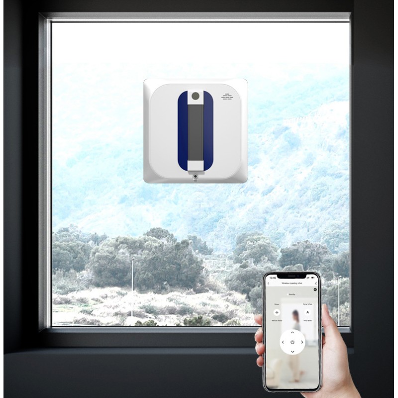 DIVEDEER window cleaning robot sprays water without blind spots clean robot Glass cleaning robot 