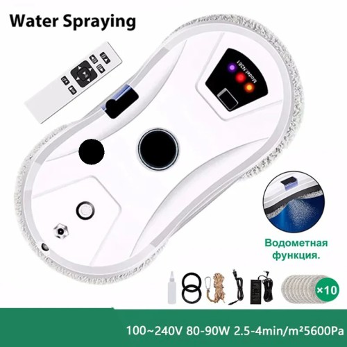 DIVEDEER Home intelligent cleaning robot with automatic water spraying function, anti drop magnetic glass cleaning machine