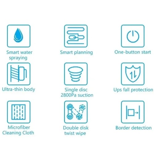  DIVEDEER Automatic Water Jet Window Cleaner Large Suction Glass Cleaning Robot Remote Control Large Suction Glass Cleaning Robot