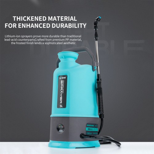 DIVEDEER 5L/8L/10L household electric watering can for watering flowers, direct watering, atomization adjustable, water spray can for disinfection, diagonal span