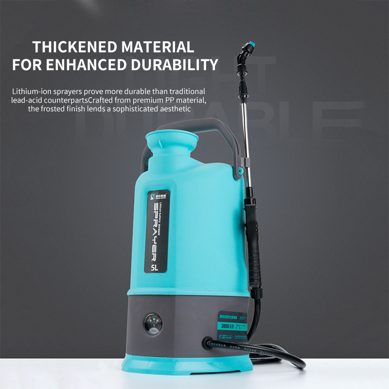 DIVEDEER 5L/8L/10L household electric watering can for watering flowers, direct watering, atomization adjustable, water spray can for disinfection, diagonal span 