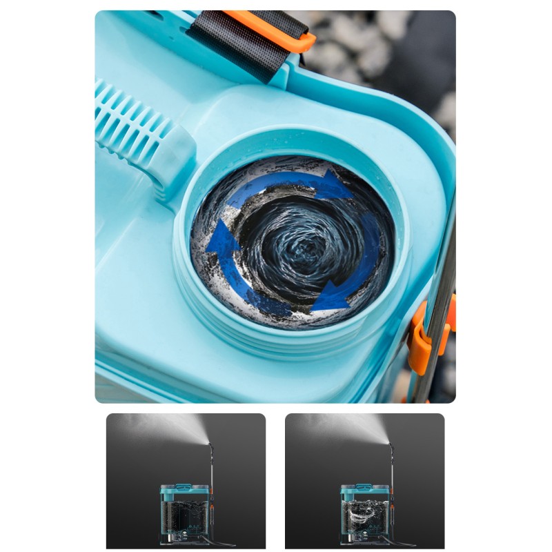 DIVEDEER 12L agricultural pesticide water level display spray backpack disinfection gardening pesticide sprayer 