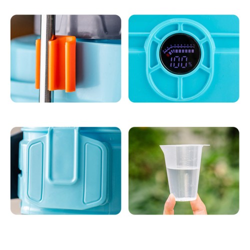 DIVEDEER 12L agricultural pesticide water level display spray backpack disinfection gardening pesticide sprayer