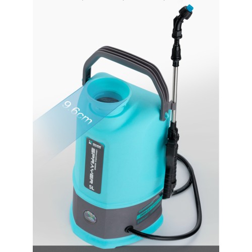 DIVEDEER 5L household electric watering can for watering flowers, direct watering, atomization adjustable, water spray can for disinfection, diagonal span