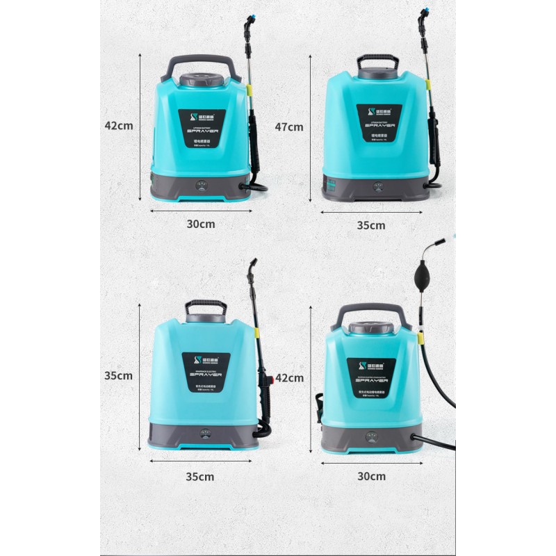 DIVEDEER Agricultural High Voltage Lithium Battery Backpack 10L Spraying Charging Pesticide Spray Bottle New Type Pesticide Dispenser Electric spray 