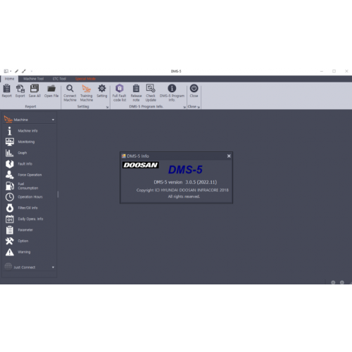 DEVELON (Doosan) DMS-5 Version 3.2 [2025.03] Diagnostic Software