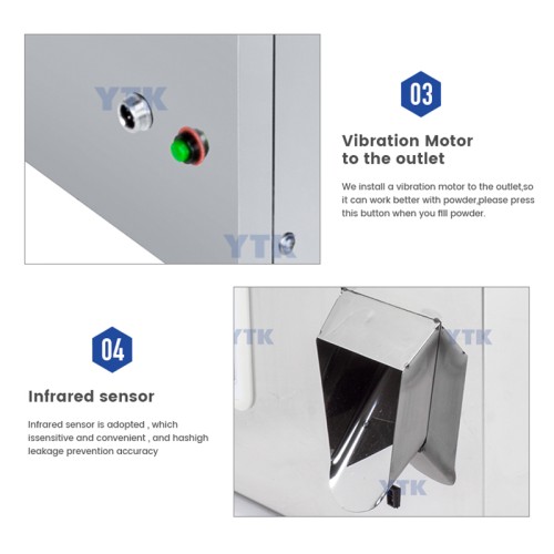 DIVEDEER 200G Intelligent Filling Machine Square/Circular Hopper Granular Powder Rice Weighing Metering Packaging Machine