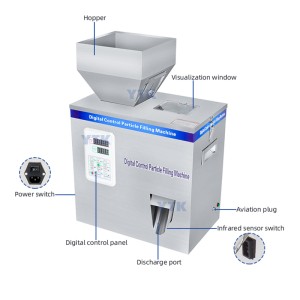 DIVEDEER 200G Intelligent Filling Machine Square/Circular Hopper Granular Powder Rice Weighing Metering Packaging Machine 