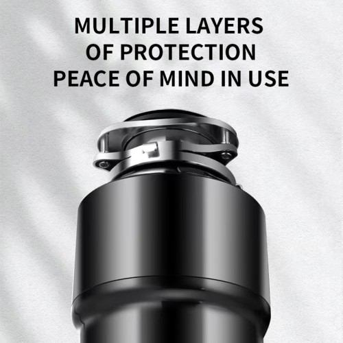 DIVEDEER High-Power Garbage Disposer 220V Household Food Processor Kitchen Waste Grinder Efficient Bone Crushing