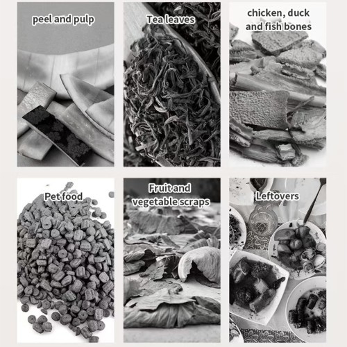 DIVEDEER High-Power Garbage Disposer 220V Household Food Processor Kitchen Waste Grinder Efficient Bone Crushing