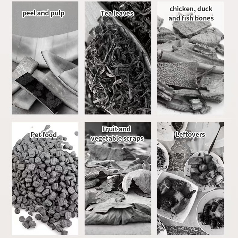 DIVEDEER High-Power Garbage Disposer 220V Household Food Processor Kitchen Waste Grinder Efficient Bone Crushing 