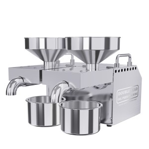 DIVEDEER B02 Fully Automatic Multifunctional Home Oil Press Stainless Steel Construction Suitable for pressing peanut oil 