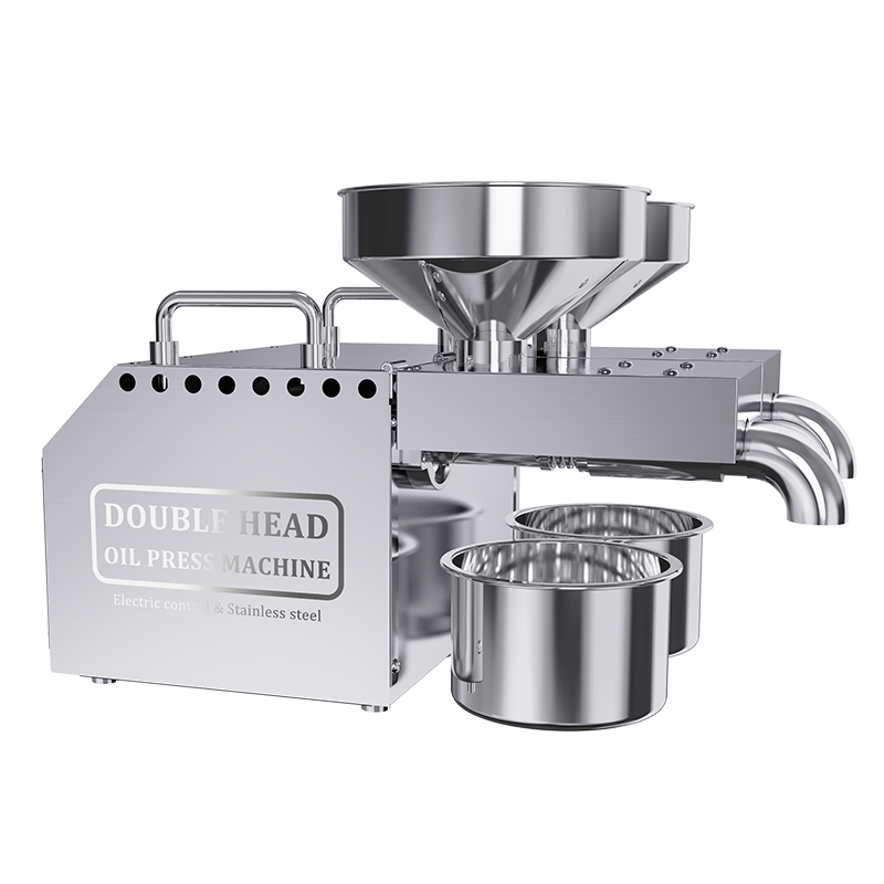DIVEDEER B02 Fully Automatic Multifunctional Home Oil Press Stainless Steel Construction Suitable for pressing peanut oil 
