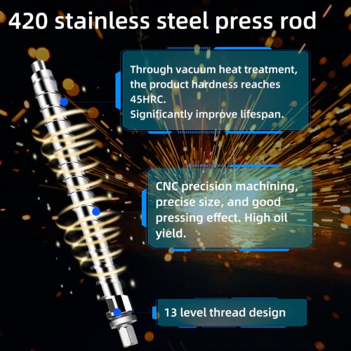 DIVEDEER B04 Large Multi-functional Oil Press Commercial High-power Can Simultaneously Cold Hot Pressing Four Types of Materials