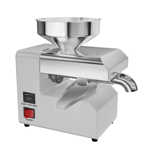 DIVEDEER R6 Home Oil Press Automatic Small Stainless Steel with Temperature Control for Cold&Hot Pressing Commercial Technology