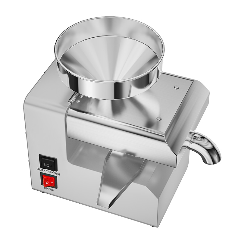 DIVEDEER R6 Home Oil Press Automatic Small Stainless Steel with Temperature Control for Cold&Hot Pressing Commercial Technology 