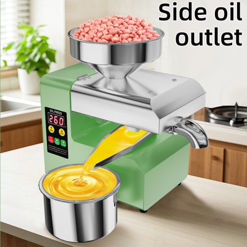 DIVEDEER R6S Household Electric Oil Press Used for Extracting Oil From Peanuts, Flaxseeds, Walnuts, Sesame Seeds and Rapeseeds