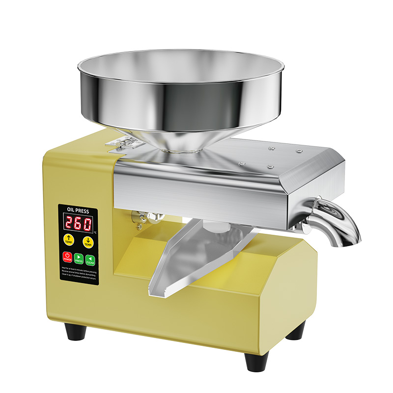 DIVEDEER R8S Oil Press Machine Extractor for Press Peanut/Flaxseed/Walnut/Sesame/Rapeseed Oil Temperature Control 40-300℃ 