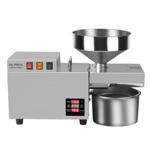 DIVEDEER S9S Oil Press Intelligent Temperature Control Panel Coconut Peanut Kernel Sunflower Seed Olive Oil 220V 1500W (Max)
