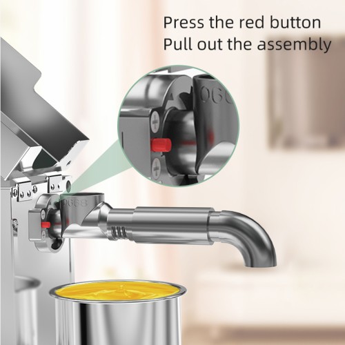 DIVEDEER T1 Stainless Steel Oil Press Intelligent Temperature Control for Heating Press Peanut Sesame Flaxseed Coconut Olive Oil