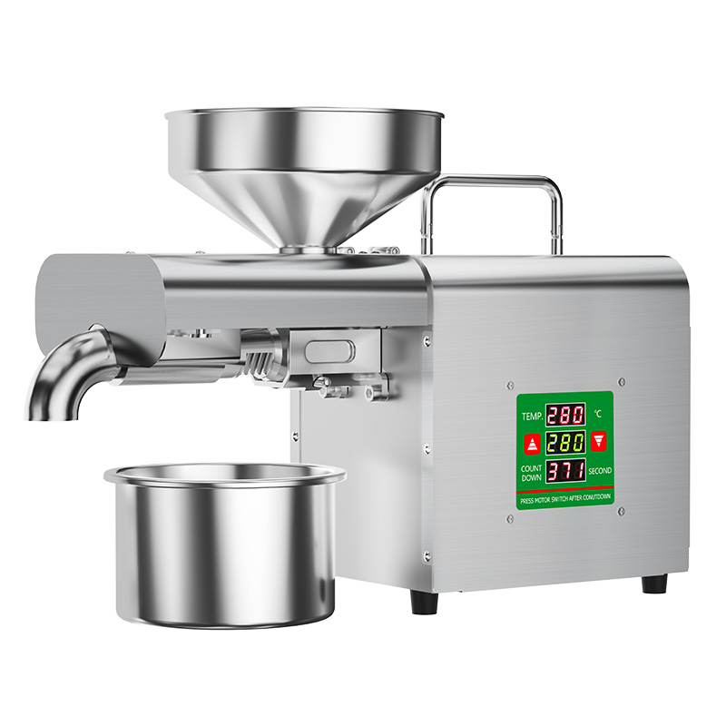 DIVEDEER X3 Stainless Steel Oil Press Intelligent Automatic Temperature Control Panel Peanut Sunflower Seed Kernel Olive Oil 